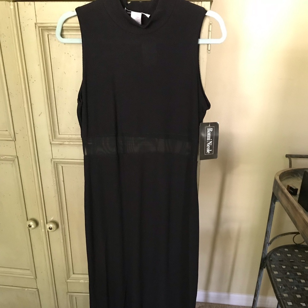 Ronni Nicole long black dress size 10